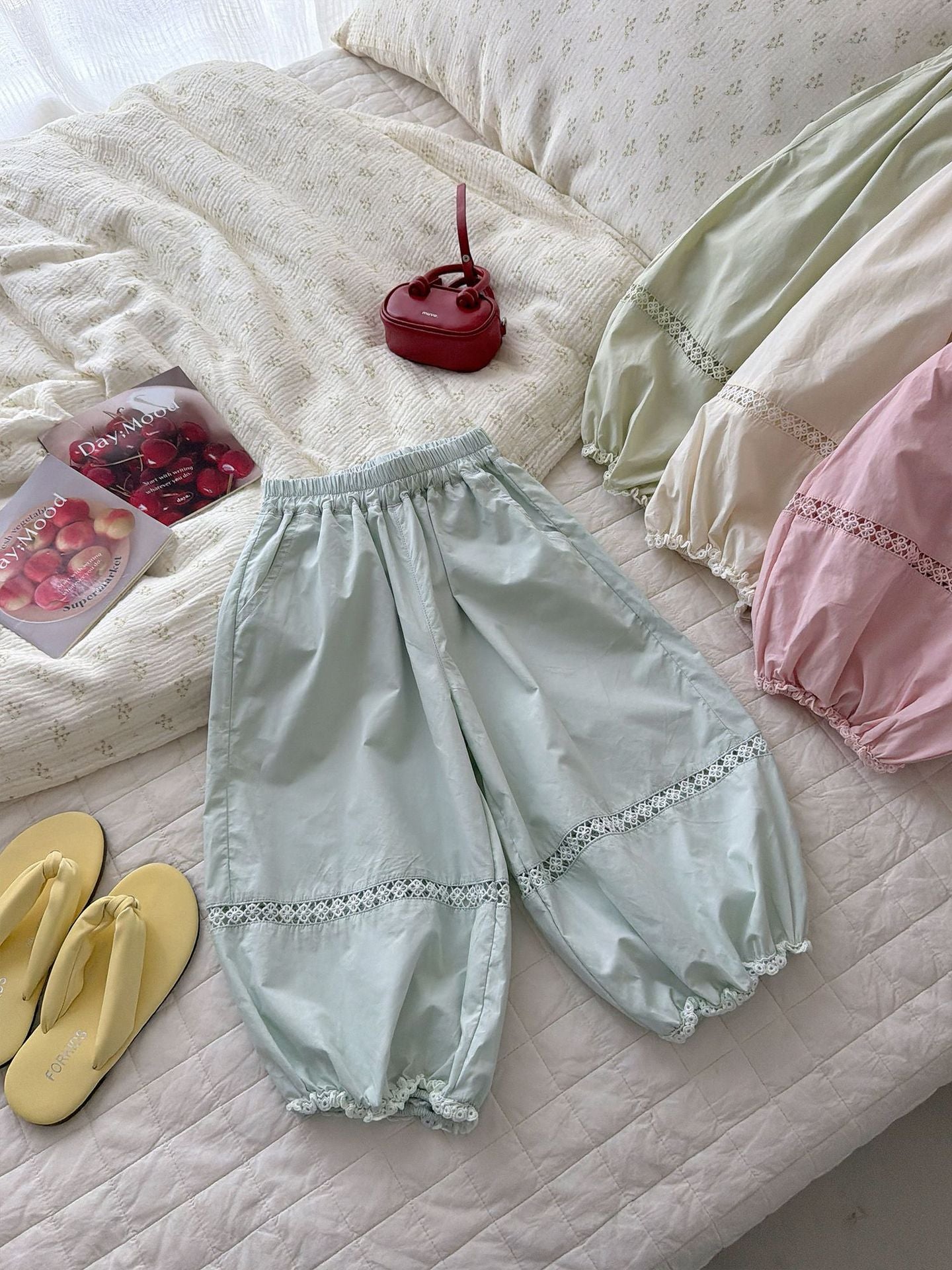 Sun Protection Casual Korean Style Fashionable Simple High-grade Children's Pants