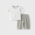 Children's Short Sleeve Split Outdoor Two-piece Clothing Children's Suit