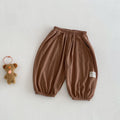 Children's Labeling Anti Mosquito Summer Thin Korean Style Solid Color Breathable Children's Pants