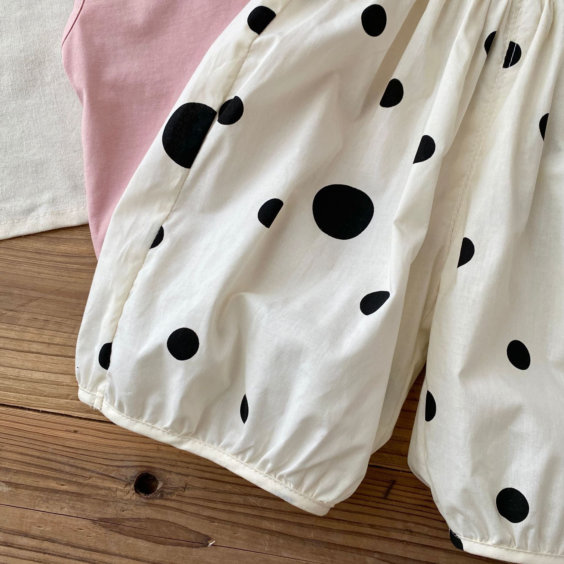 Children's Dot Summer Fashionable Korean Casual Thin Children's Pants