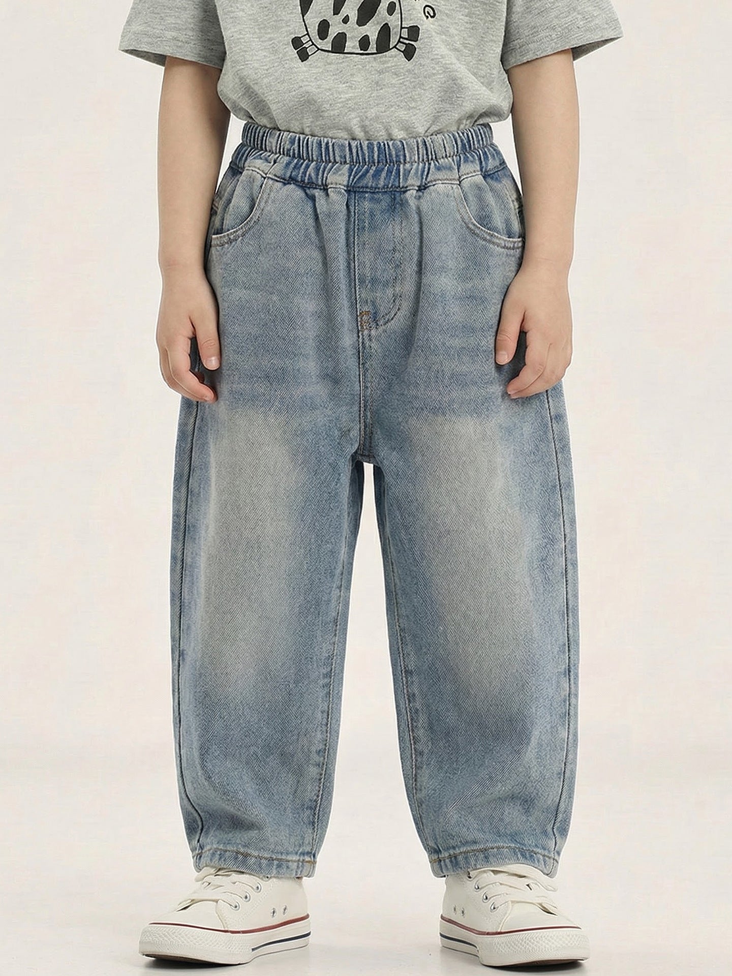 Children's Jeans Spring Loose Gradient Trousers Clothes Children's Pants