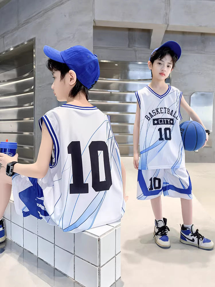 Basketball Wear Sports Jersey For Middle Children's Suit