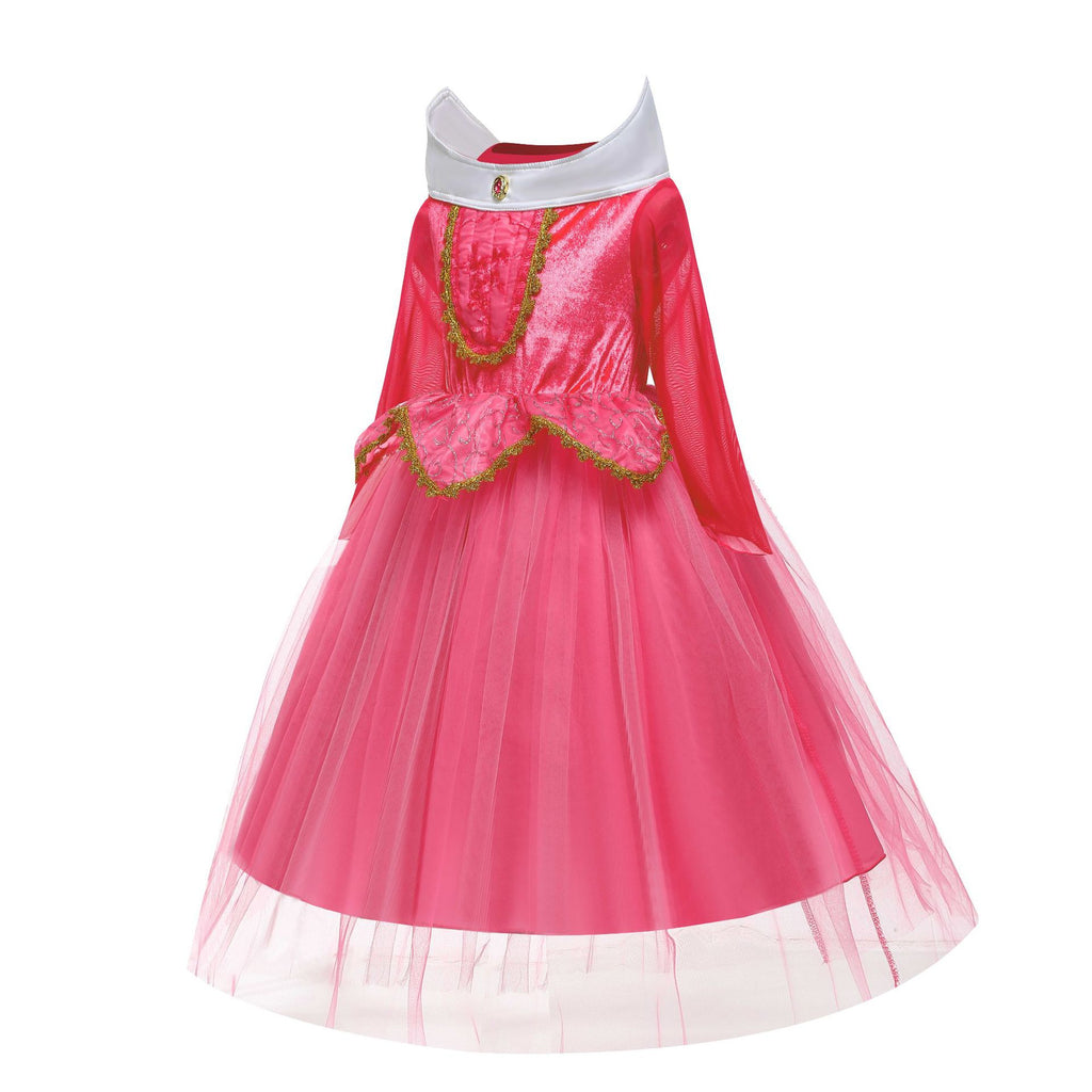 Mesh Long-sleeved Pettiskirt Sleeping Beauty Princess Children's Dress