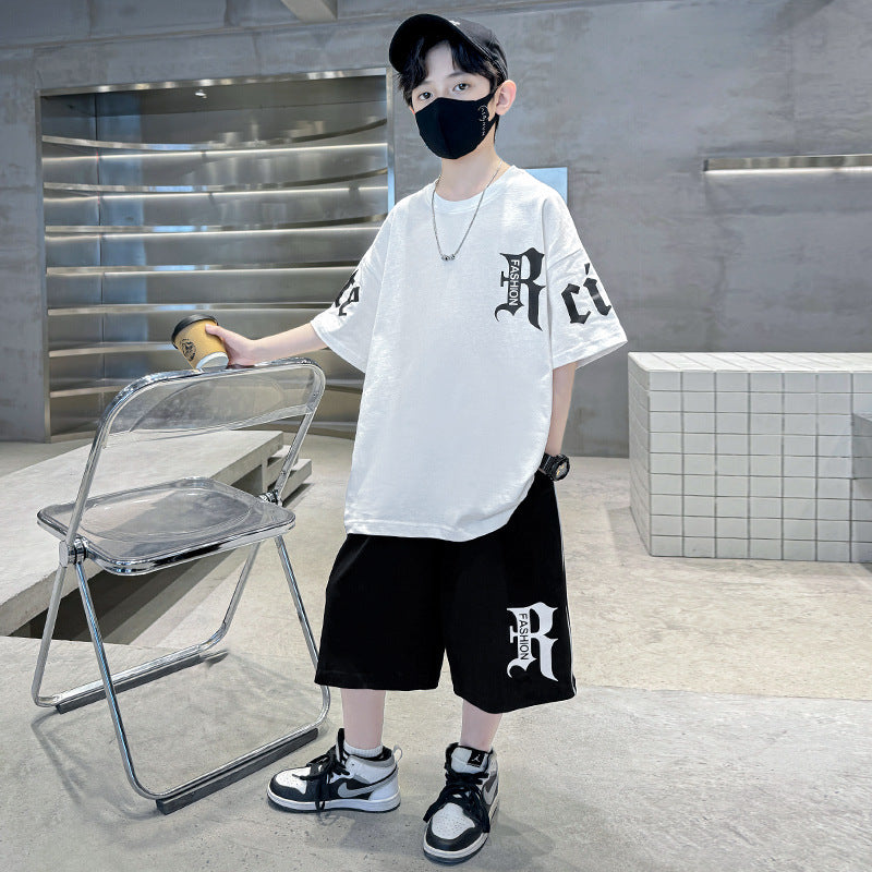 Children's Clothing Shorts Short-sleeved Thin Sports Boys Children's Suit