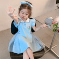 Children's Princess Summer Clothing Short-sleeved Preppy Style Children's Dress