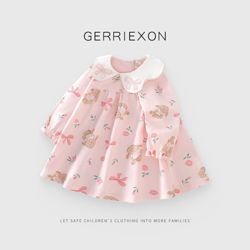 Purified Cotton Clothes For Babies Princess Children's Dress