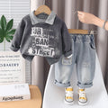 Children's Fried Street Fashion Trendy Spring Western Style Two-piece Children's Suit