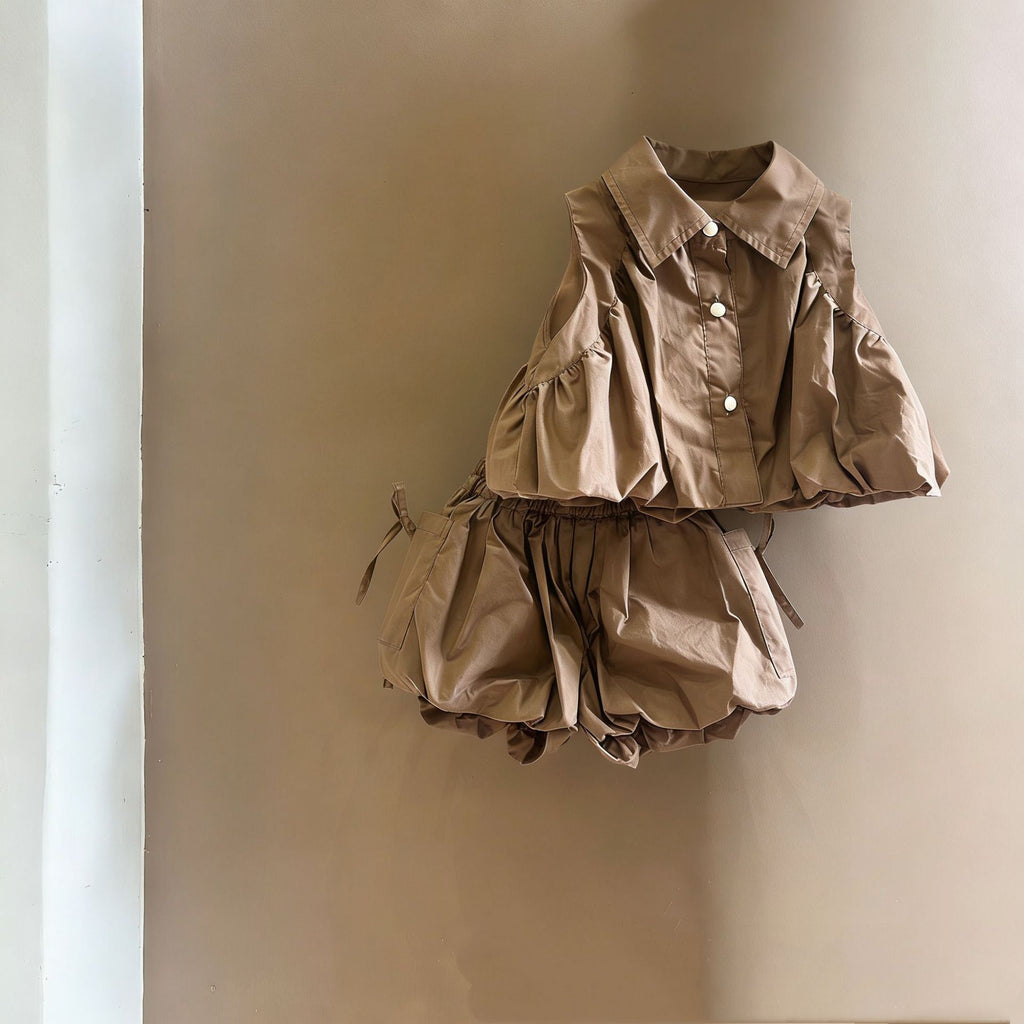 Summer Korean Style Two-piece For Western Fried Children's Suit