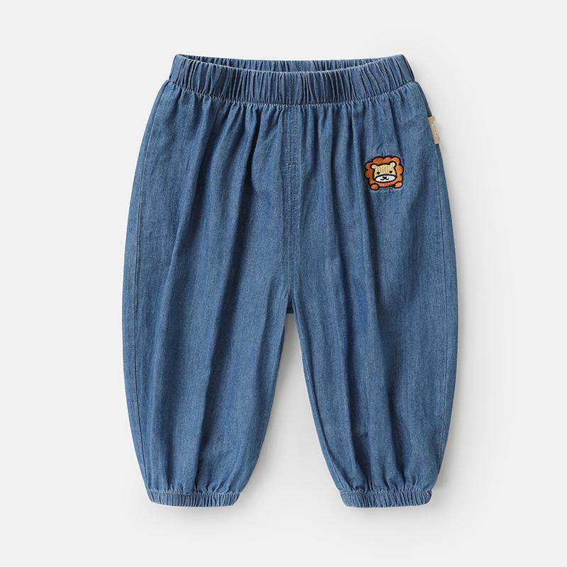 Children's Denim Anti Mosquito Boys Super Soft Cartoon Children's Pants