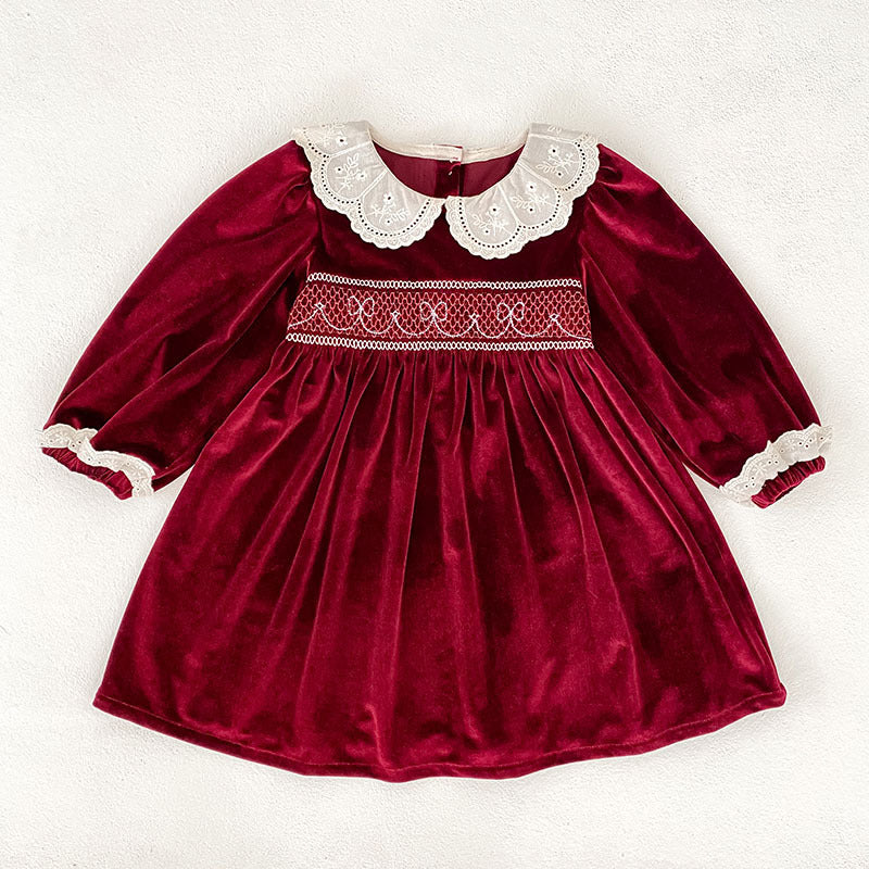 Veet Long Sleeves Rompers Romper Sisters Children's Dress