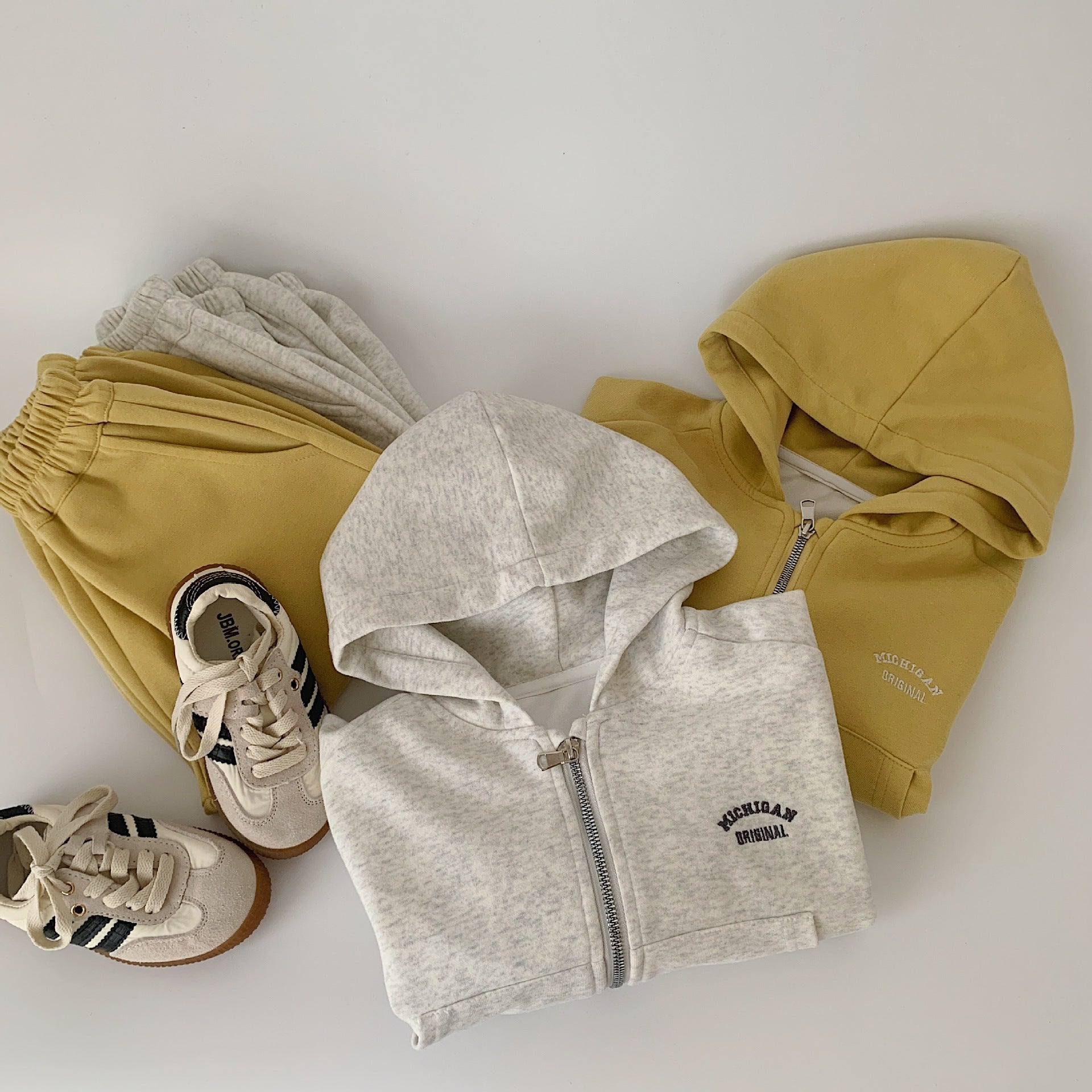Children's Boys Solid Color Coat Casual Pants Children's Suit