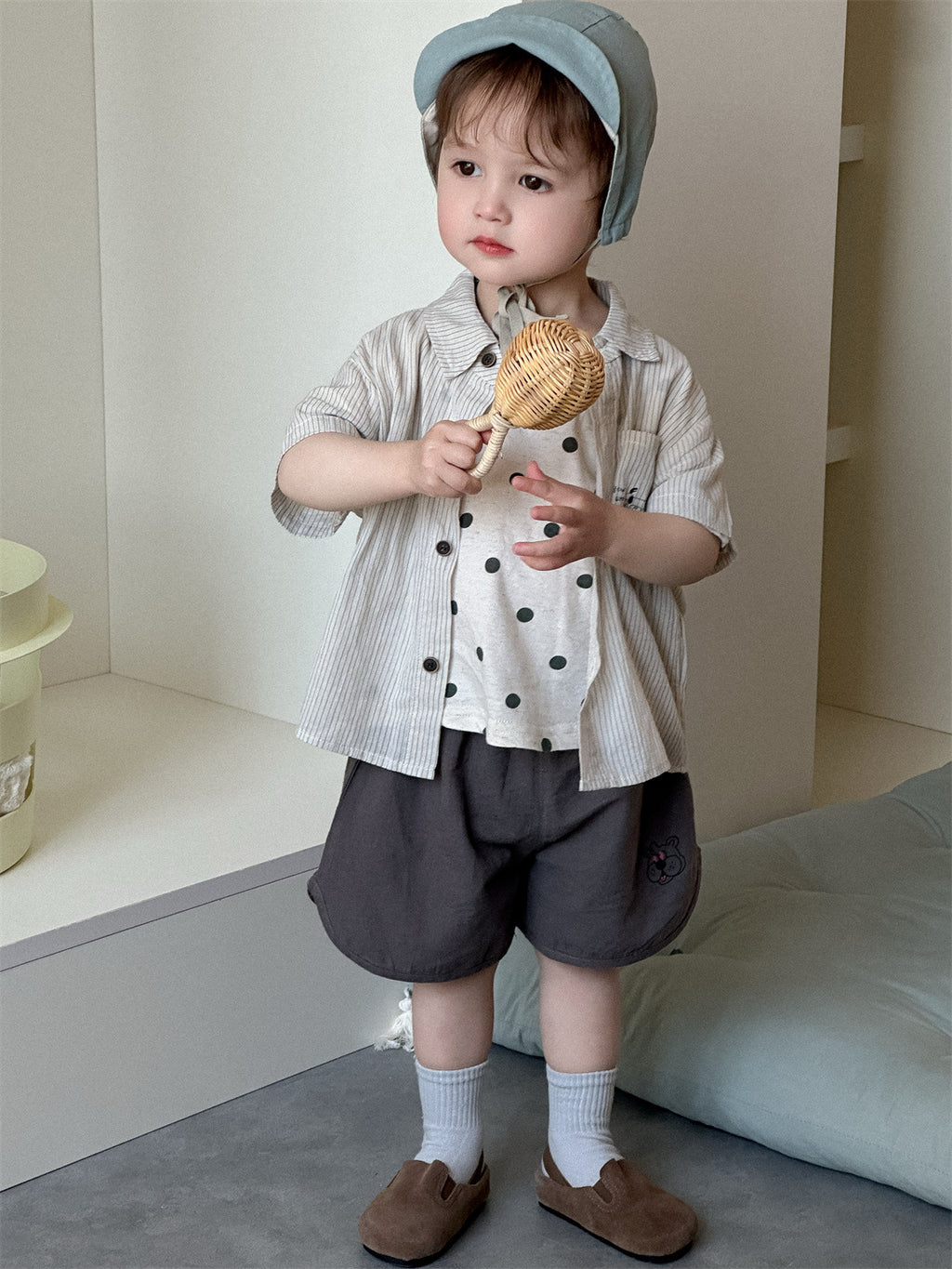 Children's Clothes Thin Clothing Korean Style Shirt T-shirt Children's Suit