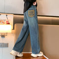 Children's Jeans Autumn Trendy Middle Big Korean Style Children's Pants