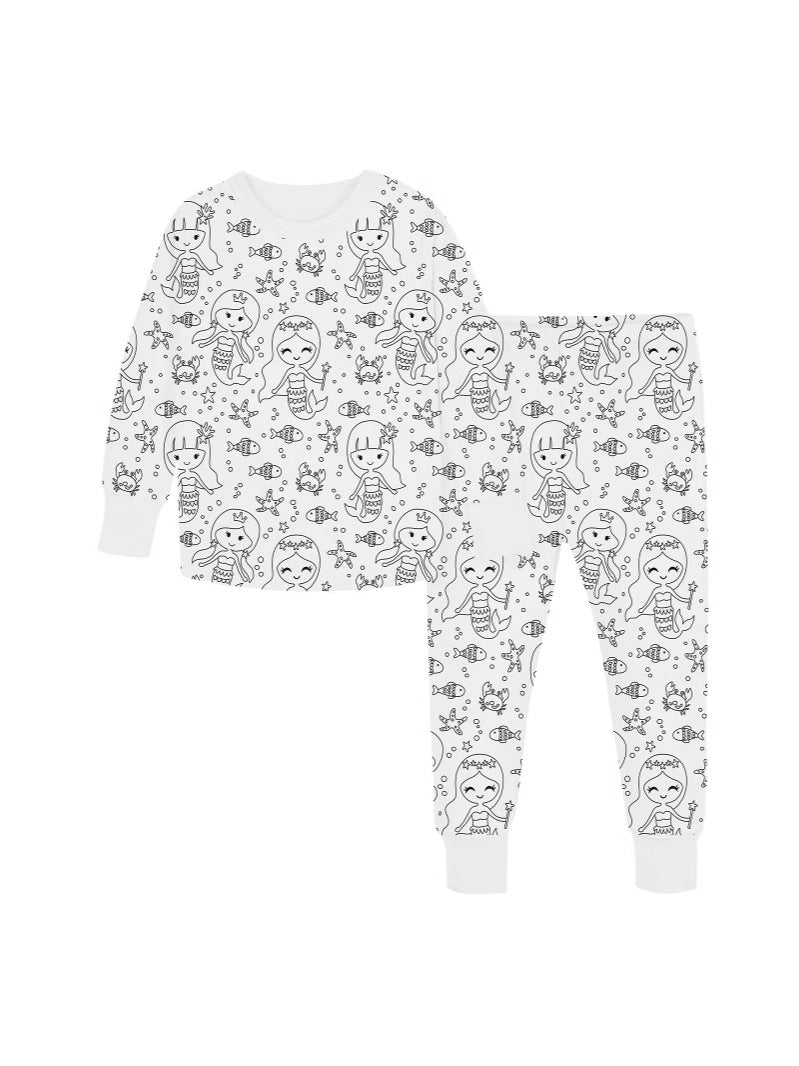 Classy Cool Children's Iti Pajamas Coloring Children's Suit
