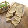 Children's Summer Three-dimensional Clean Waist Middle Big Air Conditioning Trousers Thin Children's Pants