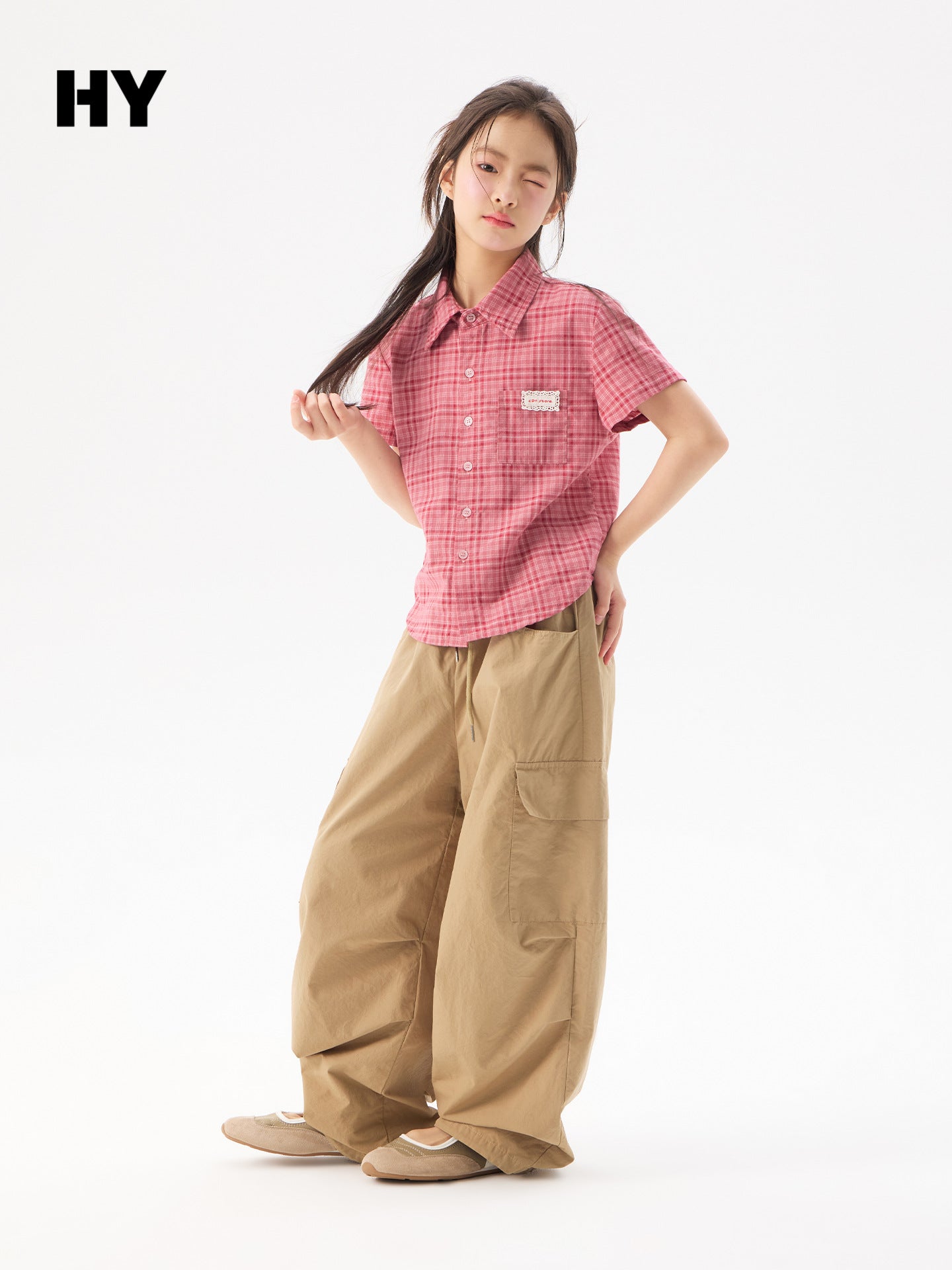Children's Clothing Overalls Summer Cotton Loose Middle Children's Pants