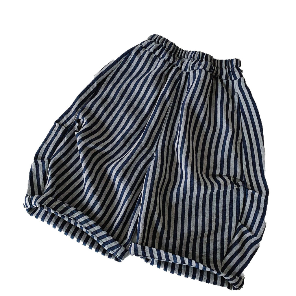 Children's Boy Summer Vertical Stripes Western Style Children's Pants